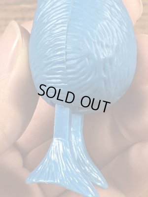 セサミストリートのクッキーモンスターのヴィンテージぜんまいフィギュア