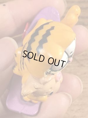 ガーフィールドのスケートボードのビンテージPVCフィギュア