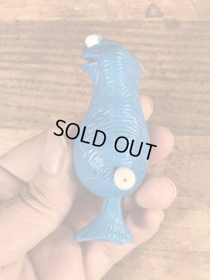 セサミストリートのクッキーモンスターのビンテージトコトコ人形