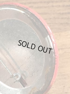 Smurfのメッセージが書かれたヴィンテージ缶バッチ