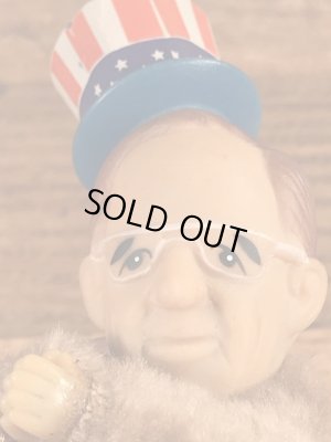 ジョージブッシュ元大統領のビンテージクリップ人形