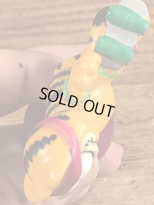 ガーフィールドのローラースケートのビンテージPVCフィギュア