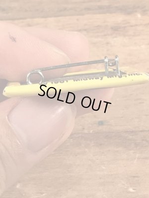 パックマンの四角のビンテージ缶バッジ