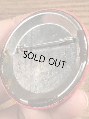 Smurfのメッセージが書かれたヴィンテージ缶バッチ