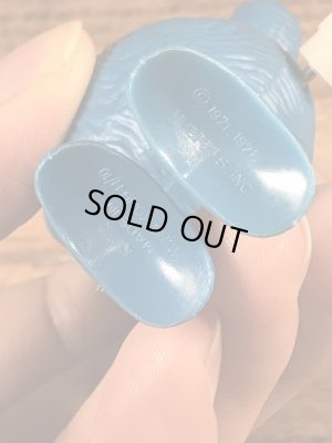 セサミストリートのクッキーモンスターのヴィンテージぜんまいフィギュア