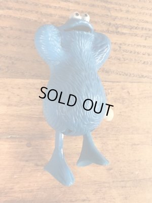 セサミストリートのクッキーモンスターのビンテージトコトコ人形