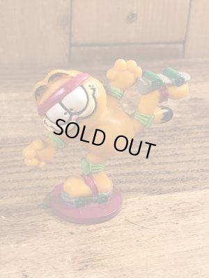 ガーフィールドのローラースケートのビンテージPVCフィギュア