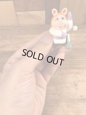 マペットショウのミスピギーのビンテージぜんまい式トイ