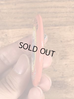 スマーフのI Live For Weekends!のメッセージが書かれたビンテージ缶バッジ