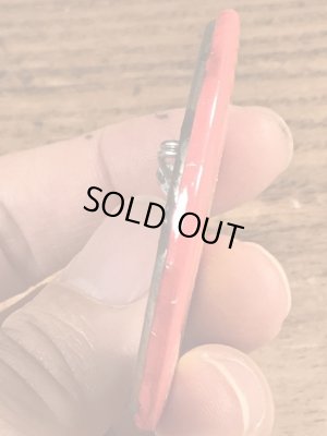 Smurfのメッセージが書かれたヴィンテージ缶バッチ