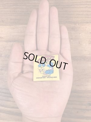 パックマンの四角のビンテージ缶バッジ