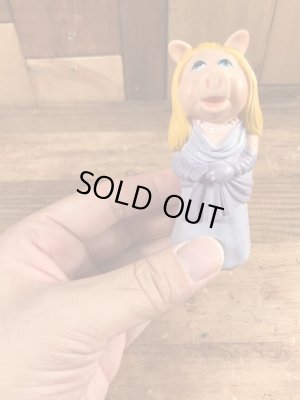 ザマペッツのミスピギーのヴィンテージフィンガーパペットフィギュア