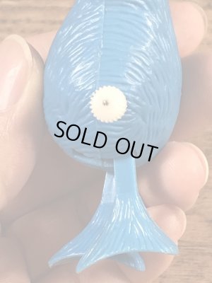 セサミストリートのクッキーモンスターのヴィンテージぜんまいフィギュア