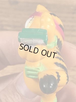 ガーフィールドのローラースケートのビンテージPVCフィギュア