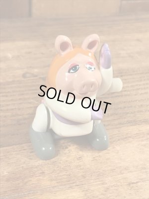 マペットショウのミスピギーのビンテージぜんまい式トイ