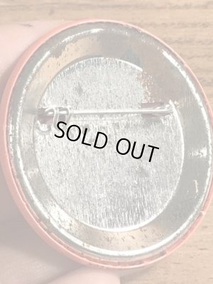 Smurfのメッセージが書かれたヴィンテージ缶バッチ