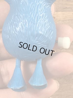 セサミストリートのクッキーモンスターのヴィンテージぜんまいフィギュア