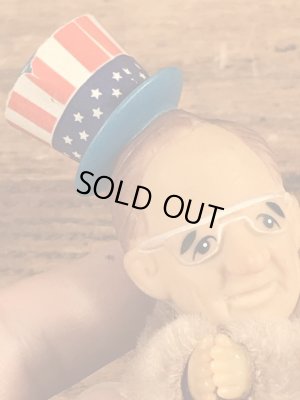 ジョージブッシュ元大統領のビンテージクリップ人形