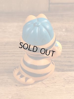 ビーチバレーのガーフィールドのヴィンテージPVC製フィギュア