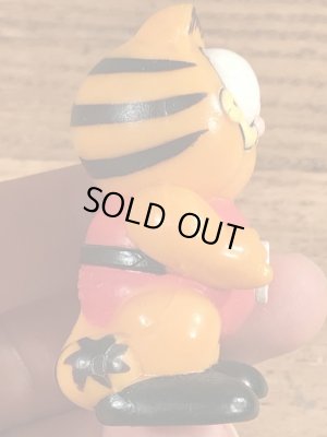 レスリングのガーフィールドのヴィンテージPVC製フィギュア