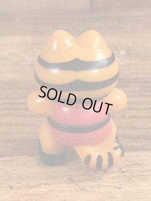 レスリングのガーフィールドのヴィンテージPVC製フィギュア