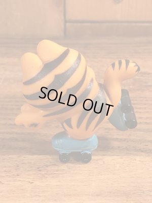 ローラースケートのガーフィールドのヴィンテージPVC製フィギュア