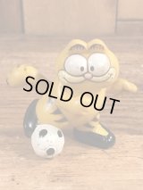 Garfield “Football” PVC Figure　ガーフィールド　ビンテージ　PVCフィギュア　サッカー　80年代