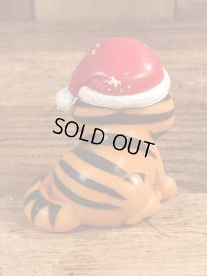 クリスマスのガーフィールドのヴィンテージPVC製フィギュア