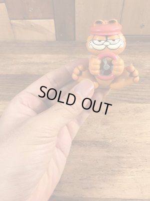 ドライバーのガーフィールドのビンテージPVCフィギュア