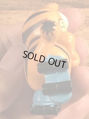 ローラースケートのガーフィールドのヴィンテージPVC製フィギュア