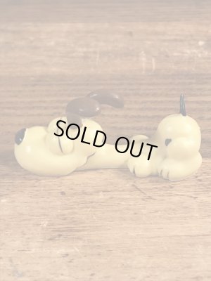 ガーフィールドのオーディーのヴィンテージPVC製フィギュア