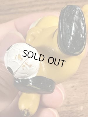 サッカーのガーフィールドのヴィンテージPVC製フィギュア