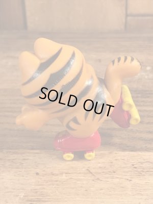 ローラースケートのガーフィールドのヴィンテージPVC製フィギュア