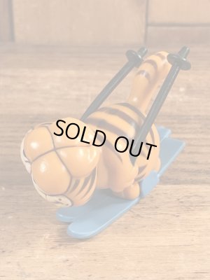 スキーのガーフィールドのビンテージPVCフィギュア