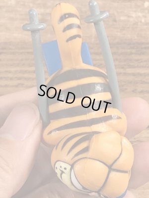 スキーのガーフィールドのビンテージPVCフィギュア