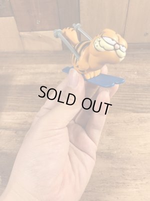 スキーのガーフィールドのヴィンテージPVC製フィギュア