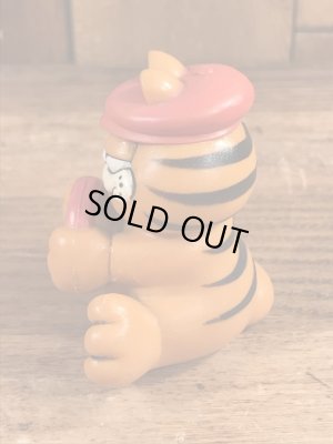 ドライバーのガーフィールドのヴィンテージPVC製フィギュア