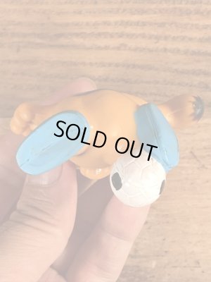 サッカーのガーフィールドのヴィンテージPVC製フィギュア