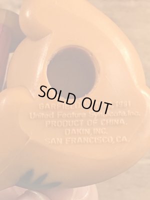 ドライバーのガーフィールドのビンテージPVCフィギュア