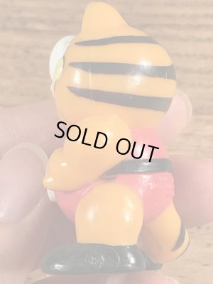 レスリングのガーフィールドのヴィンテージPVC製フィギュア