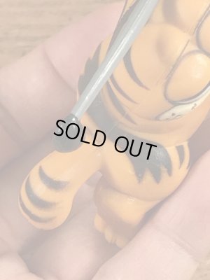 ゴルフのガーフィールドのヴィンテージPVC製フィギュア