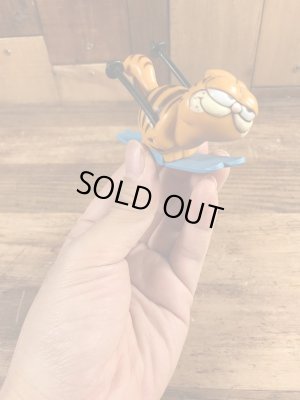 スキーのガーフィールドのビンテージPVCフィギュア