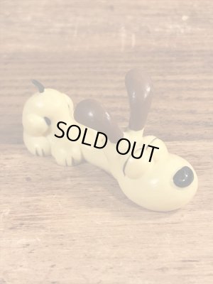 ガーフィールドのオーディーのビンテージPVCフィギュア