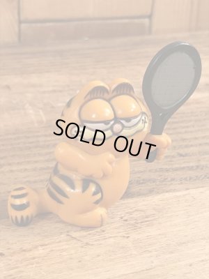 テニスのガーフィールドのビンテージPVCフィギュア