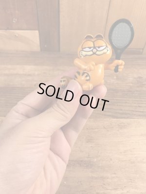 テニスのガーフィールドのビンテージPVCフィギュア