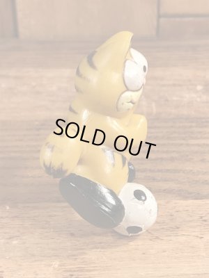 サッカーのガーフィールドのビンテージPVCフィギュア