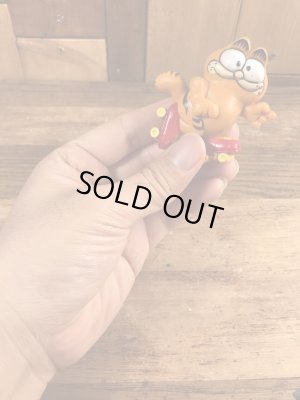 ローラースケートのガーフィールドのヴィンテージPVC製フィギュア