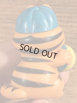 ビーチバレーのガーフィールドのビンテージPVCフィギュア