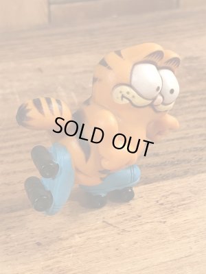 ローラースケートのガーフィールドのビンテージPVCフィギュア