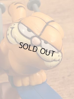 スキーのガーフィールドのビンテージPVCフィギュア